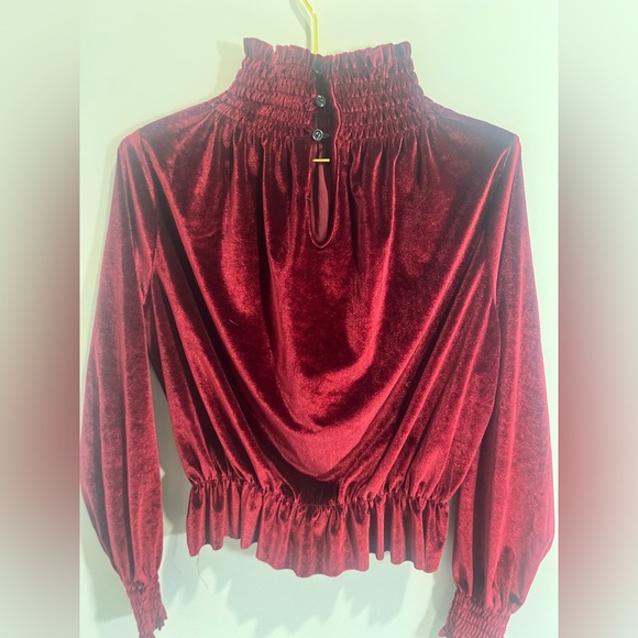 Boohoo Velvet Top/Turtleneck with the sweetest details! - Picture 4 of 5